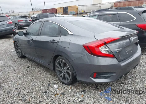 2020 Honda Civic Sport from USA, damaged, VIN 2HGFC2F88LH602558